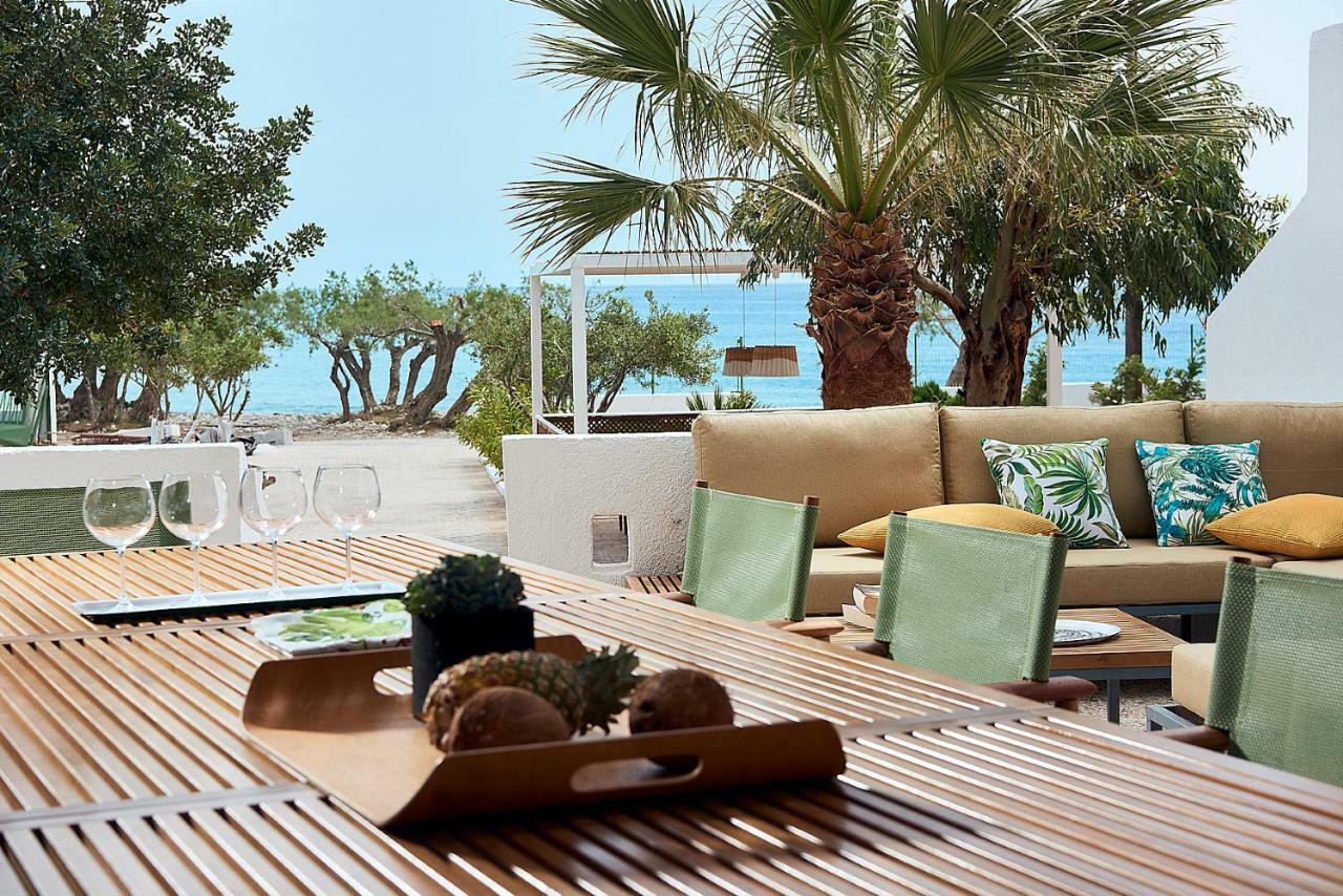 Beachfront Villa On Crete - Kirvas, Member Of Pelagaios Villas Koutsounári Esterno foto