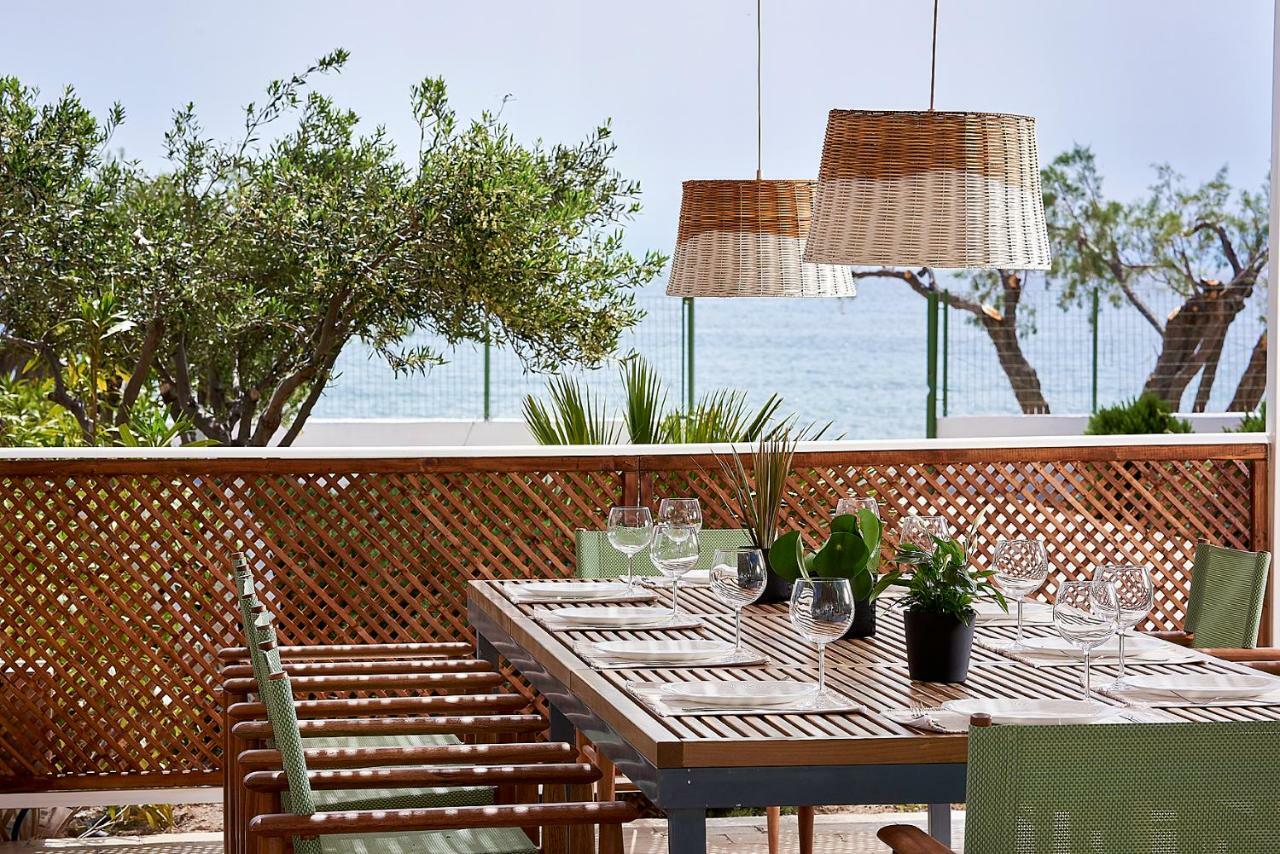 Beachfront Villa On Crete - Kirvas, Member Of Pelagaios Villas Koutsounári Esterno foto