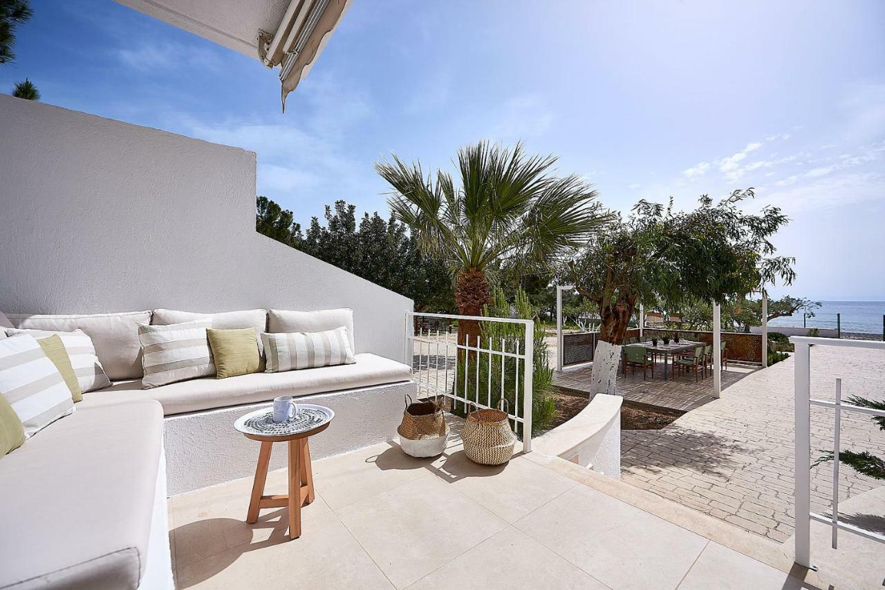 Beachfront Villa On Crete - Kirvas, Member Of Pelagaios Villas Koutsounári Esterno foto