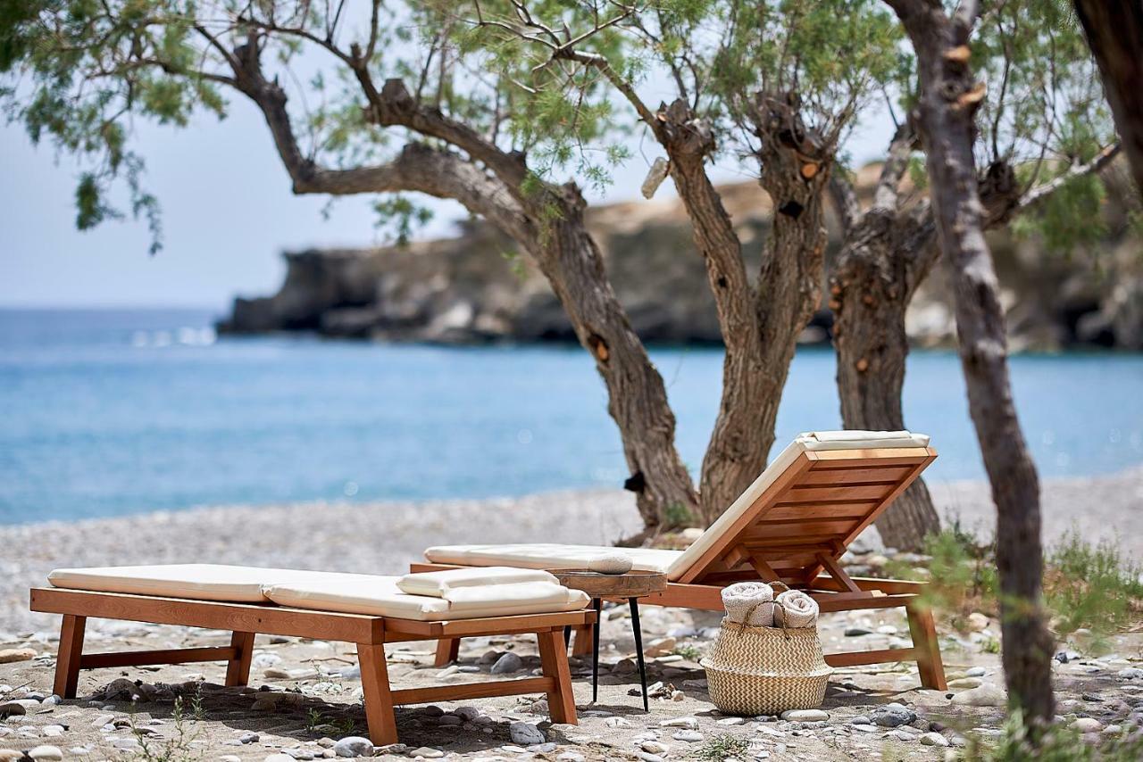 Beachfront Villa On Crete - Kirvas, Member Of Pelagaios Villas Koutsounári Esterno foto