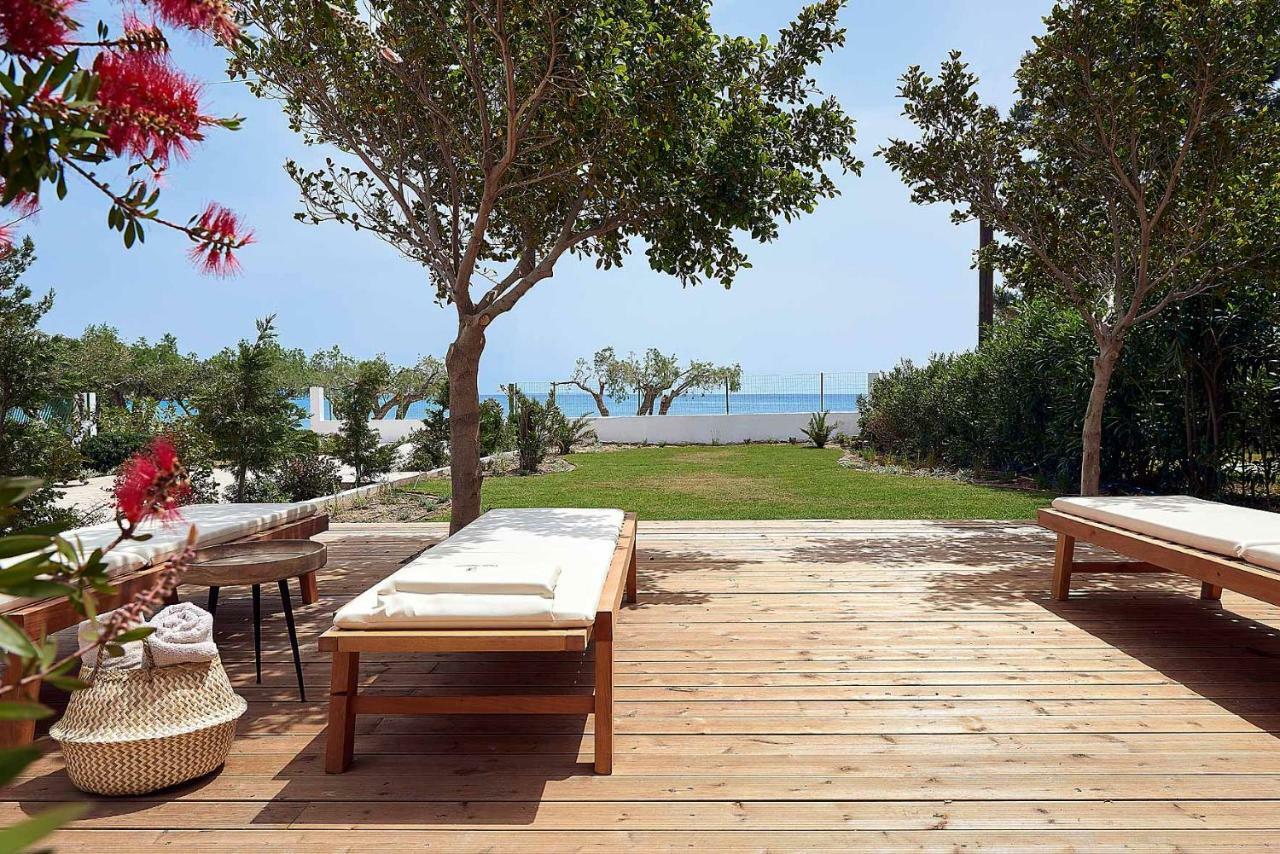Beachfront Villa On Crete - Kirvas, Member Of Pelagaios Villas Koutsounári Esterno foto